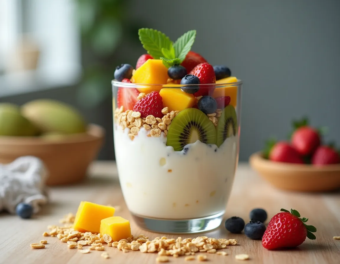 5 Grain Greek Yogurt Fruit Perfect