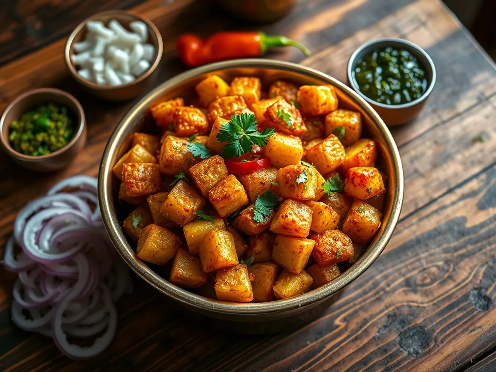 Achari Aloo Vegetable