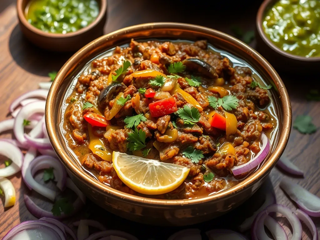 Achari Baingan Bharta