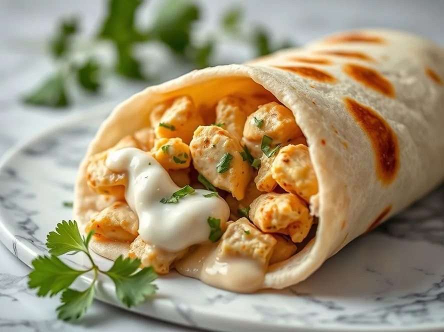 Afghani Chicken Roll