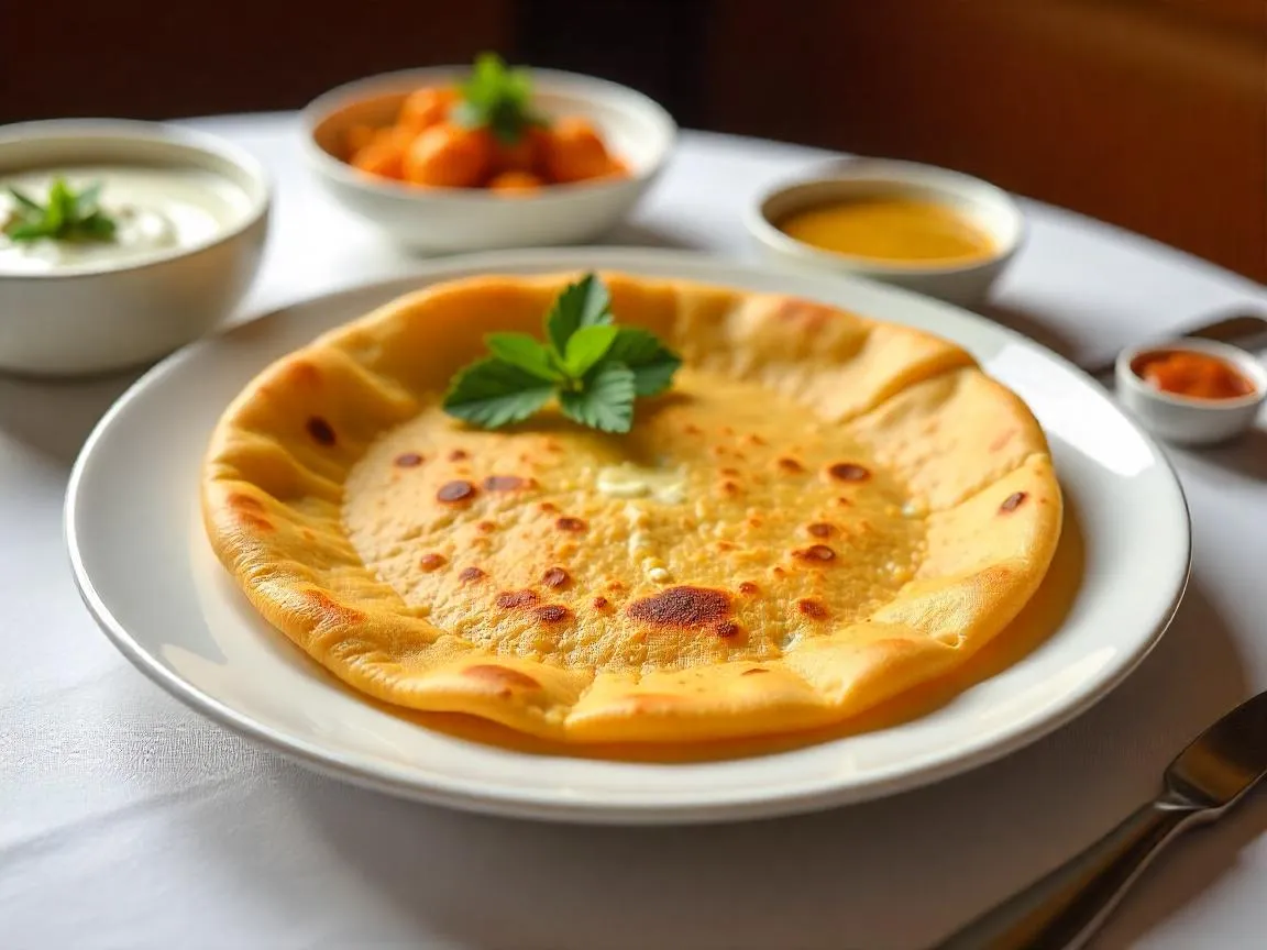 Ajwain Besan Paratha