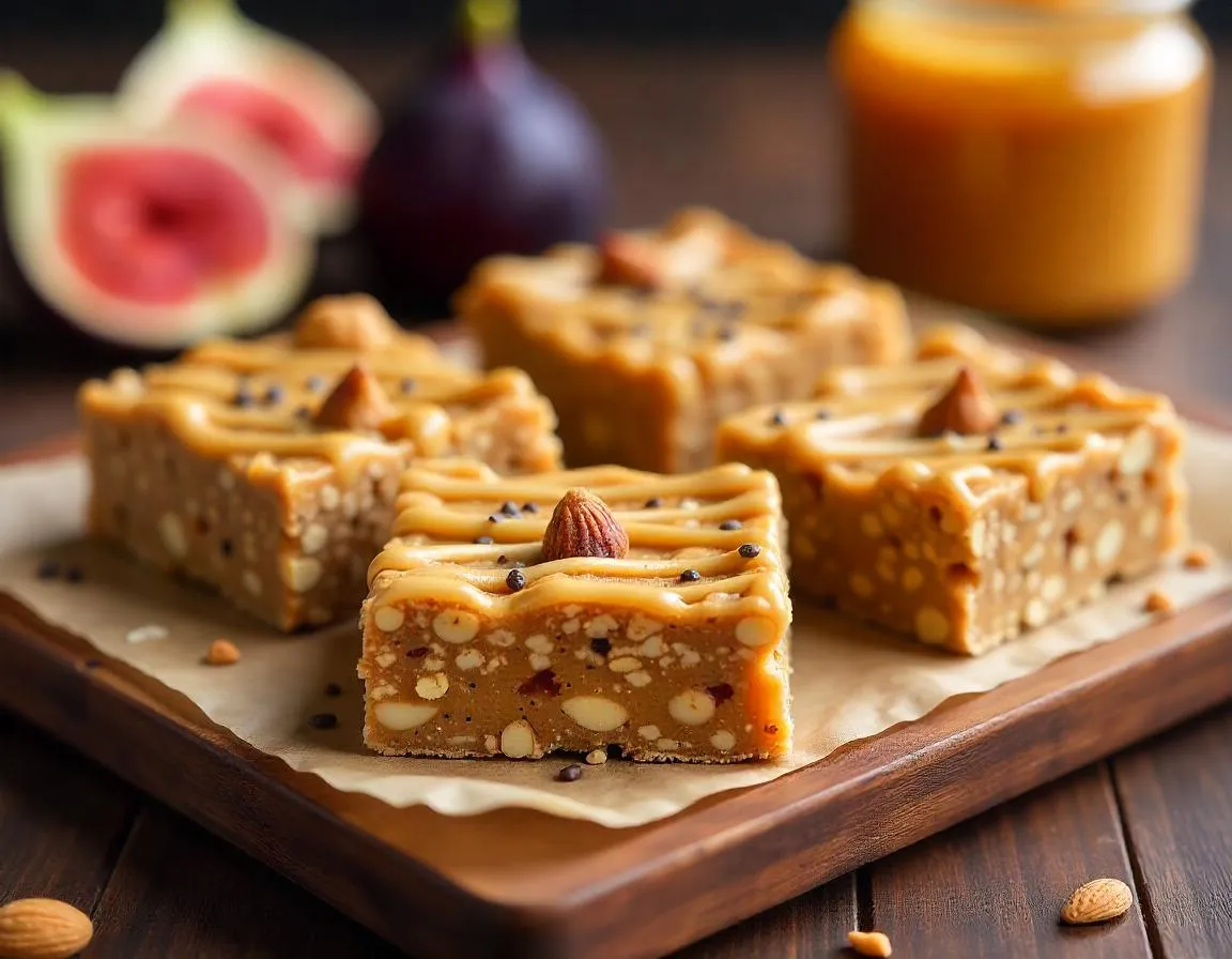 Almond Butter & Fig Muesli Bar