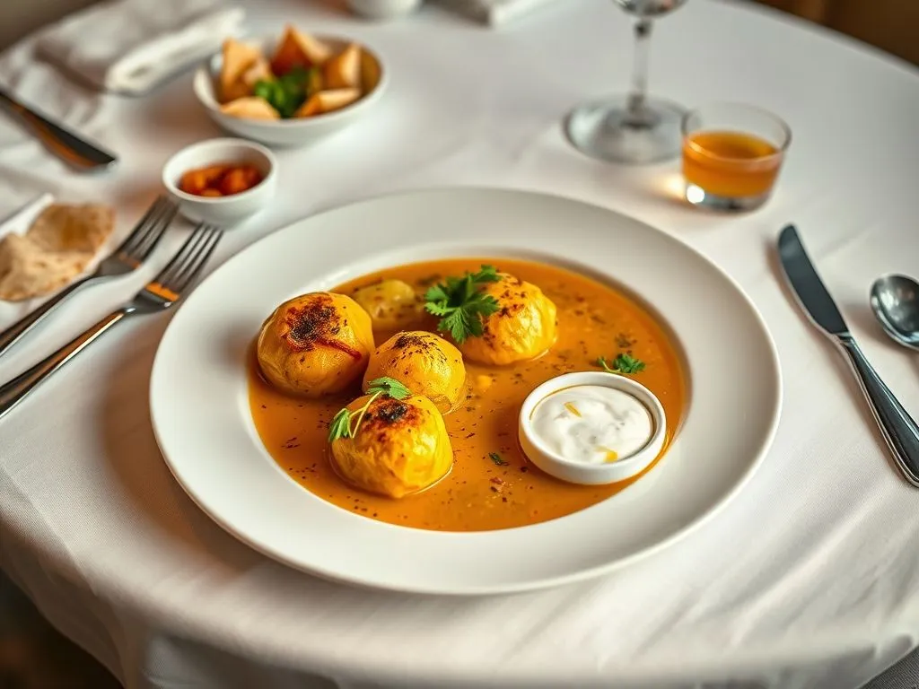 Aloo Bharma Dal Dhokali