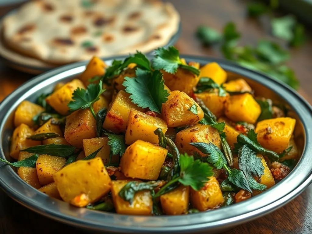 Aloo Methi Dry