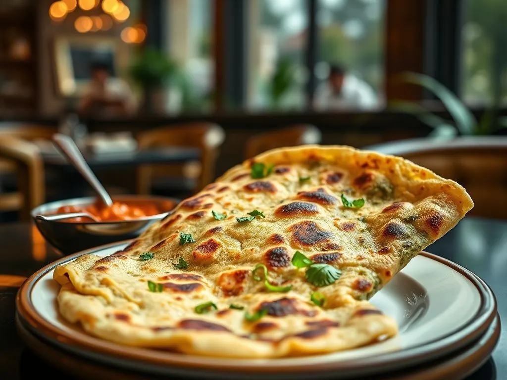 Aloo Palak Paratha