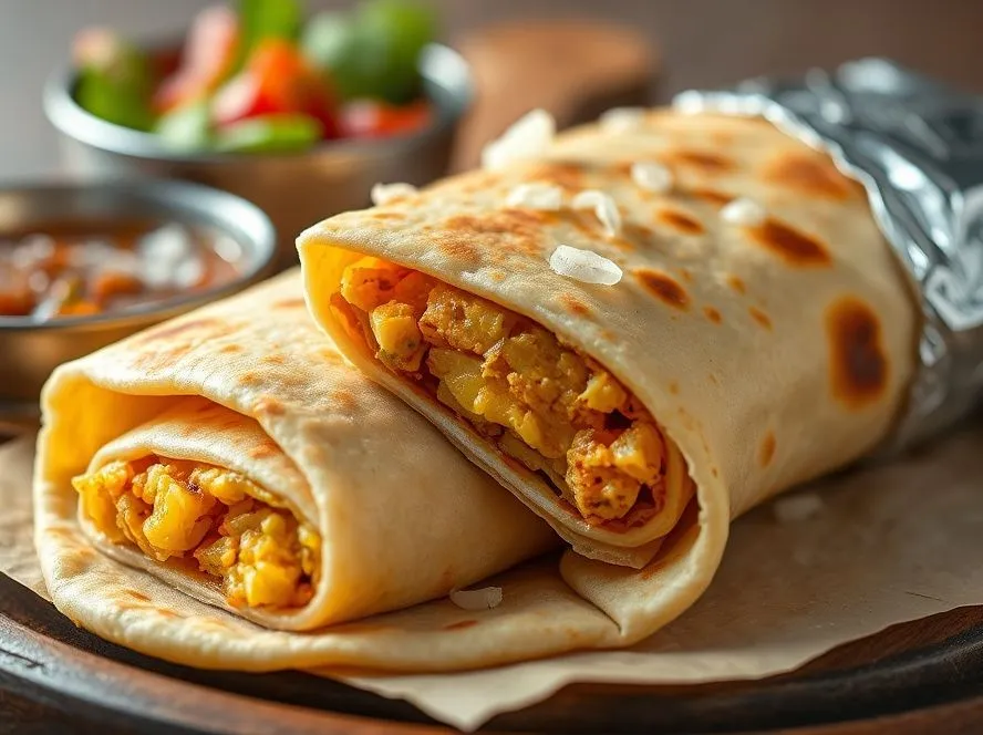 Aloo Paratha Roll