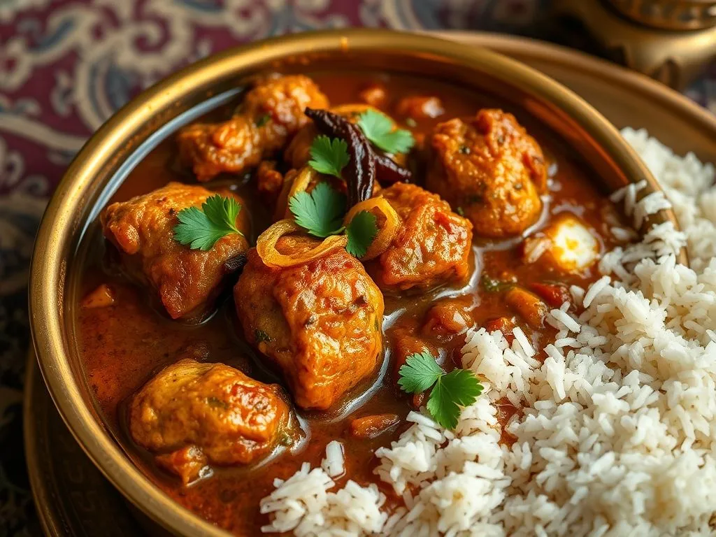 Alu Bukhara Murgh
