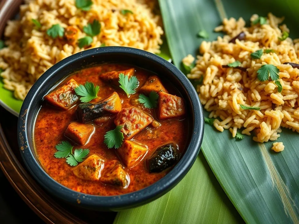 Ambur Style Brinjal Curry