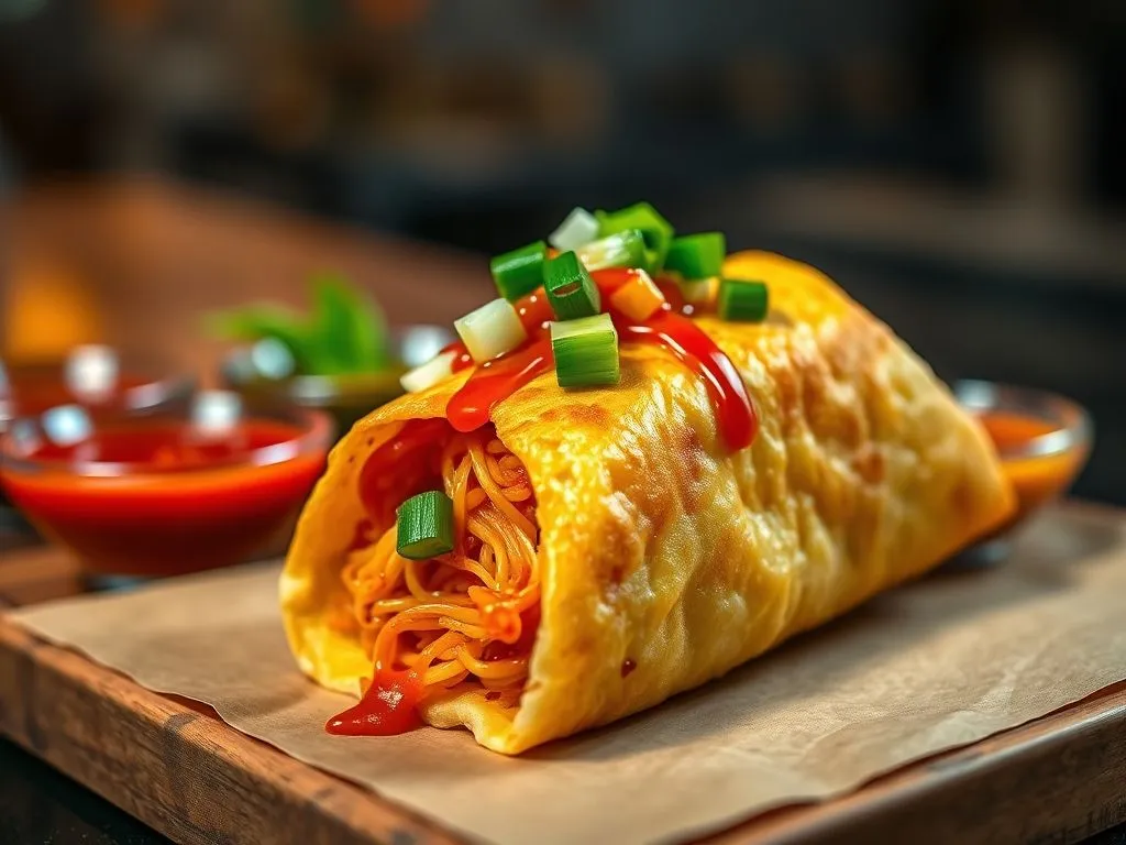 Anda Chowmein Frankie