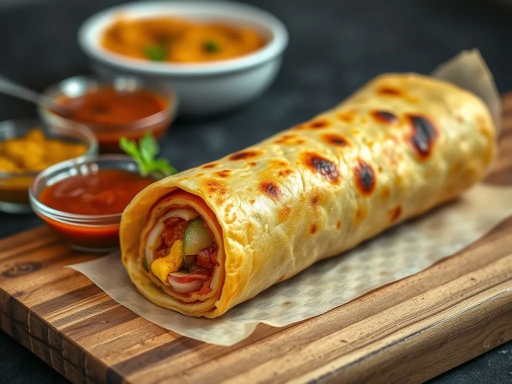Anda Parantha Roll