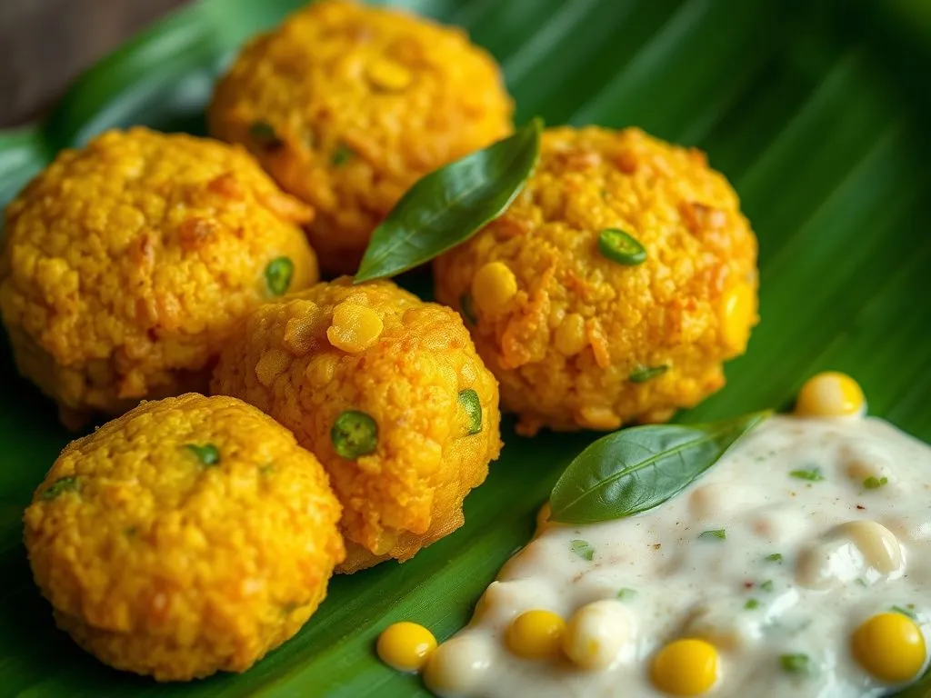Andhra Style Corn Vada