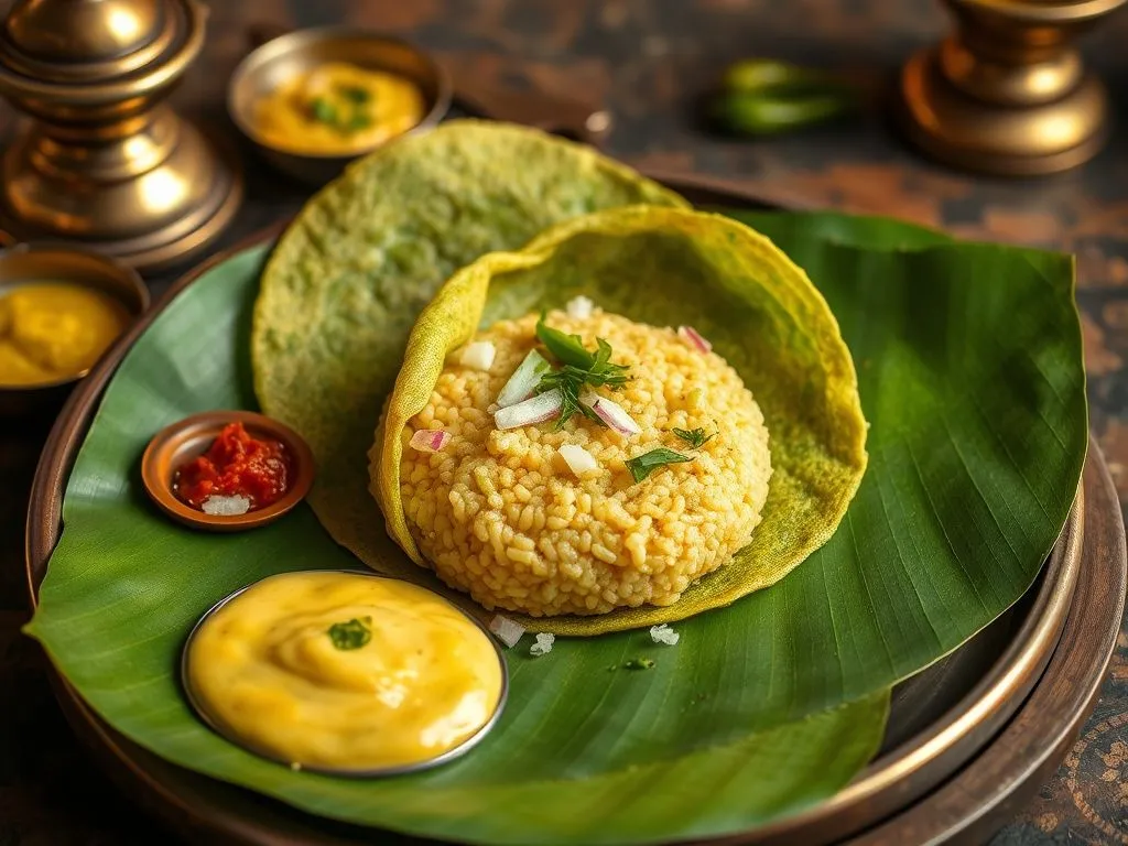 Andhra Style Pesarattu Upma