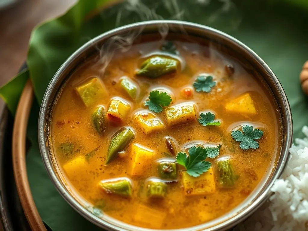 Andhra Style Vendakaya Charu