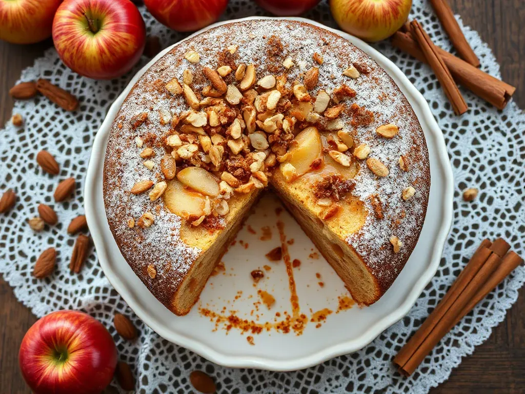 Apple Almond Cake