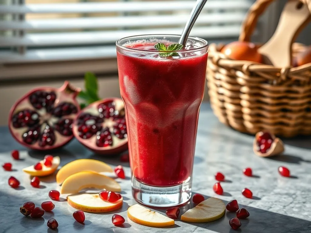 Apple And Pomegranate Smoothie