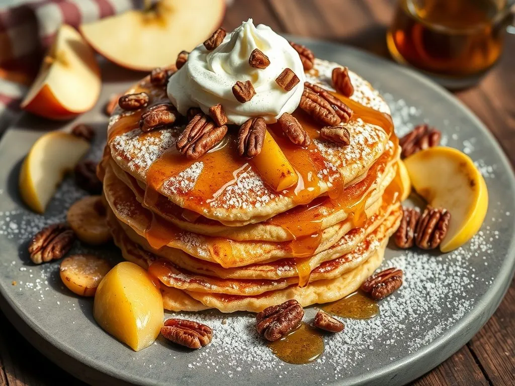 Apple Pancake Mess