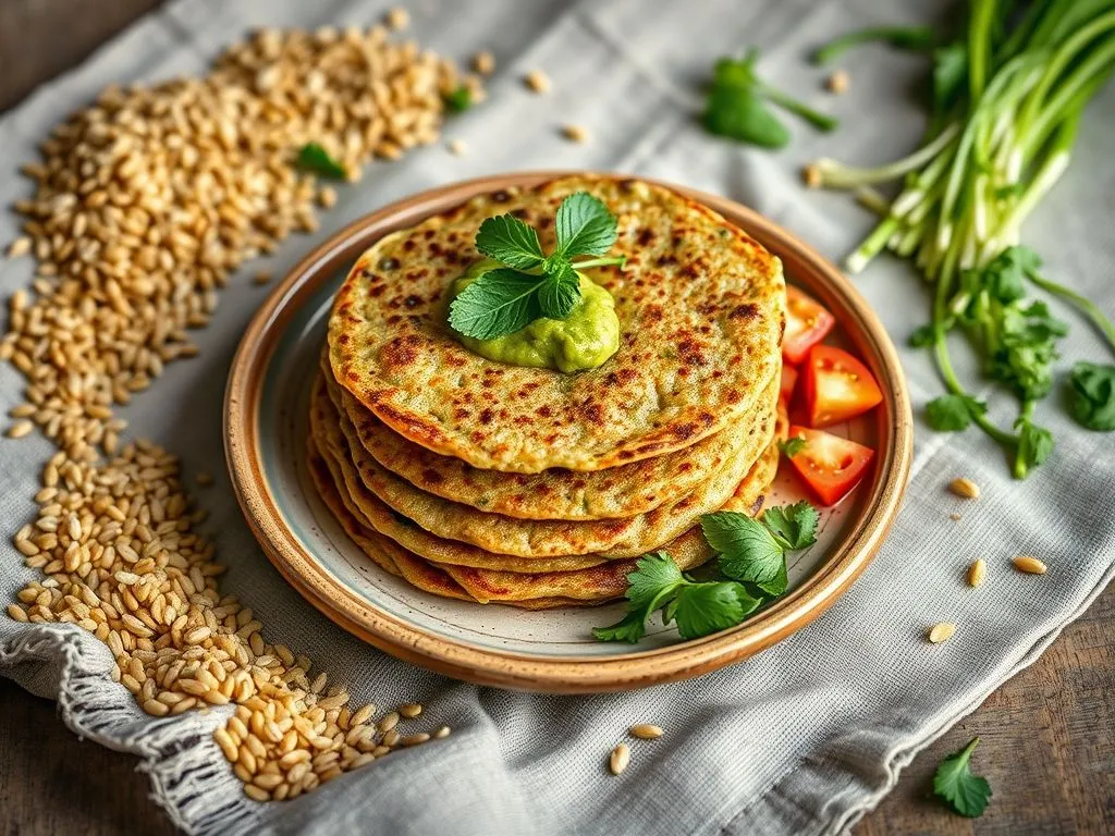 Bajra, Rice and Sprouts Moong Puda