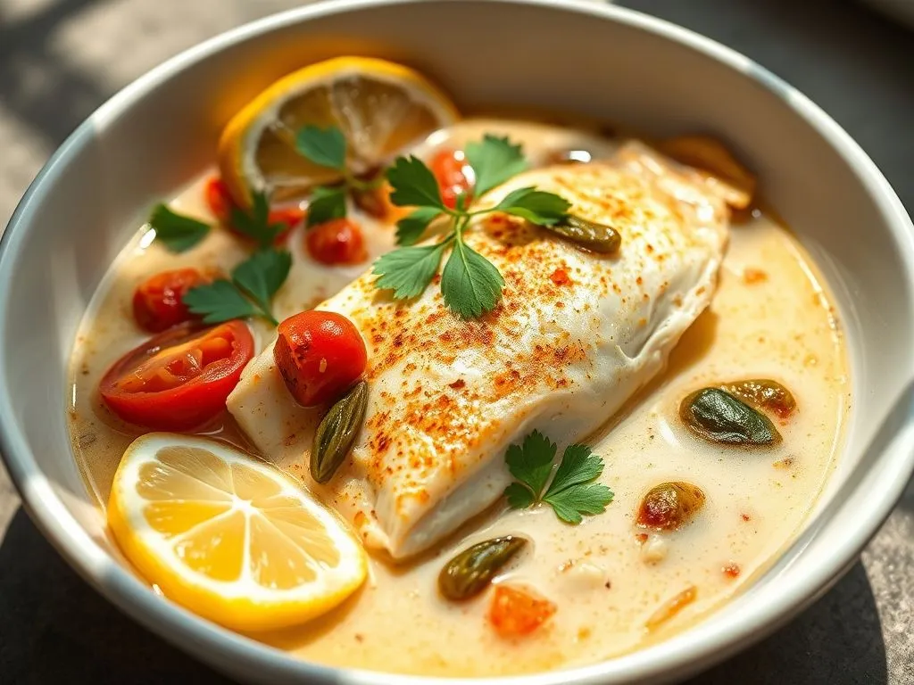 Baked Fish In Coconut Milk