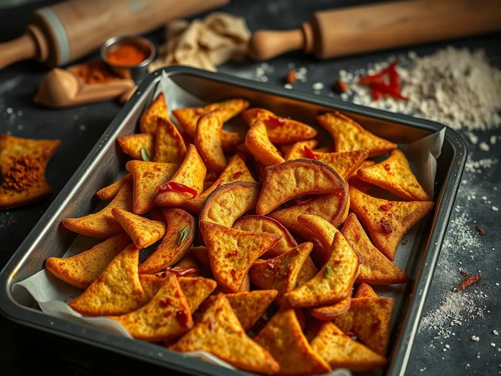 Baked Masala Namak Para