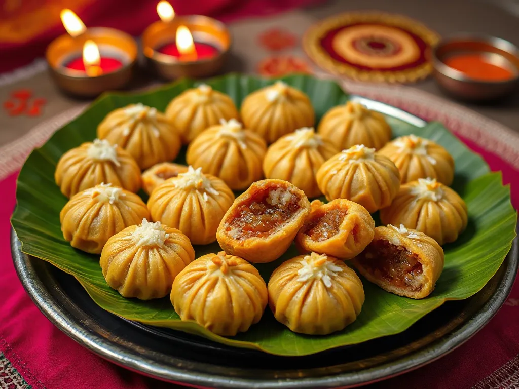 Baked Modak and Karanji/Gujiya