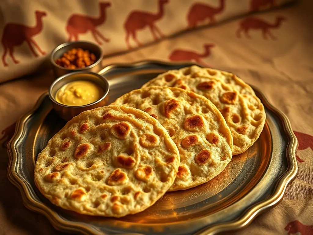 Baked Whole Wheat Masala Baati