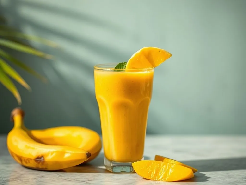 Banana And Mango Smoothie