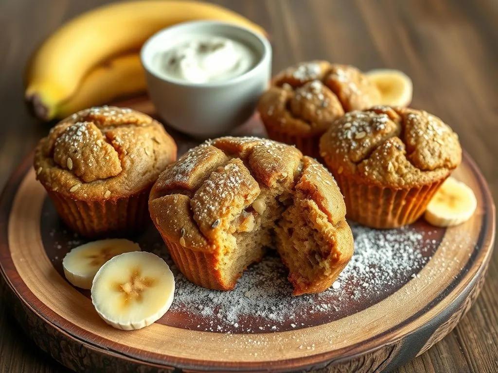 Banana Chia Seeds Muesli Muffin