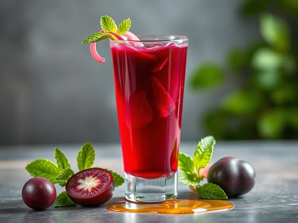 Beetroot, Amla And Pudina Juice