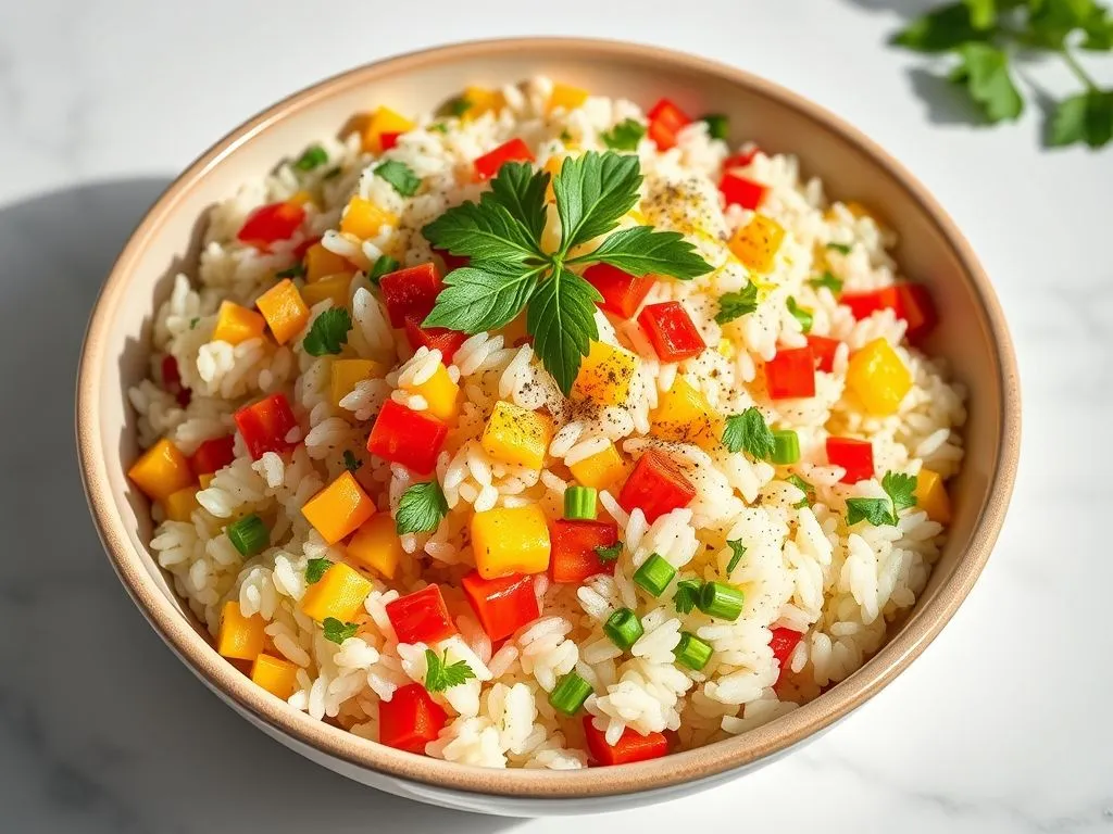 Bell Pepper & Parsley Rice