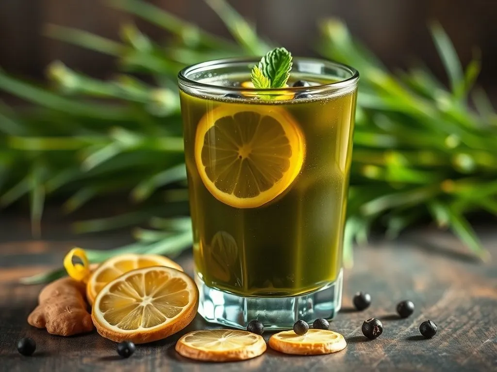 Bermuda Grass Ginger & Pepper Juice