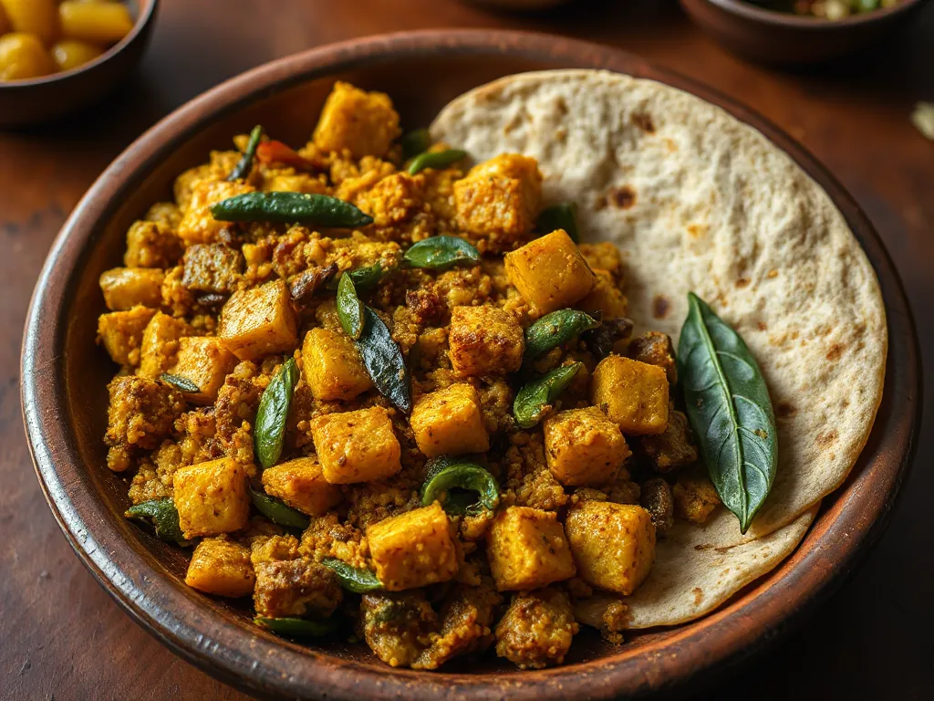 Besan and chilli vegetable