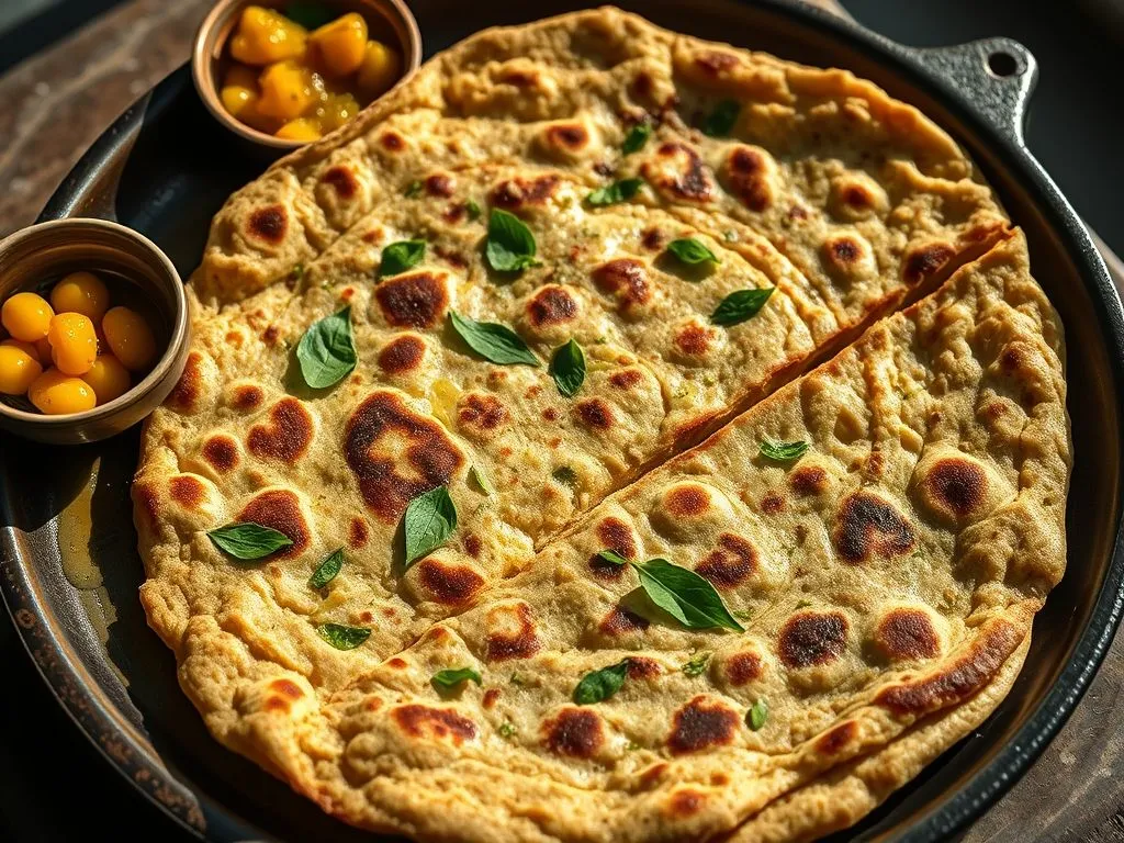 Besan Methi Paratha