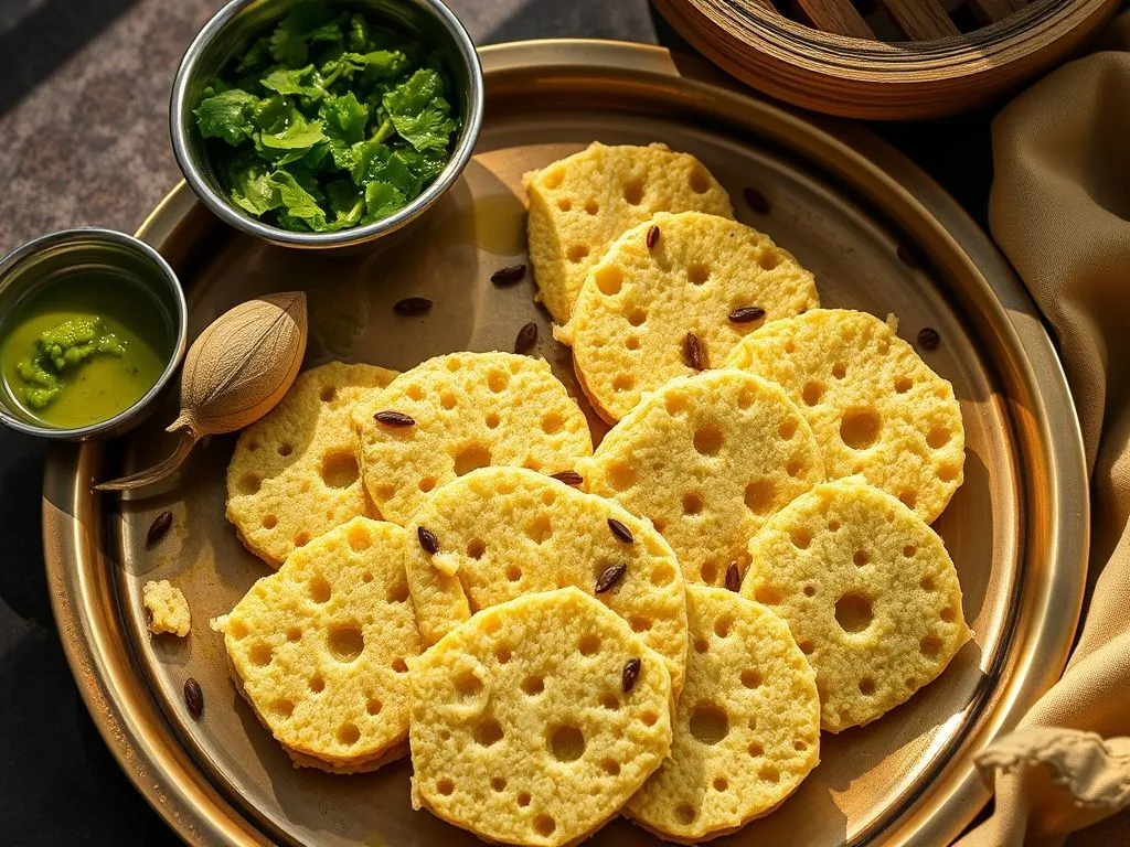 Bhaat Na Muthiya Dhokla