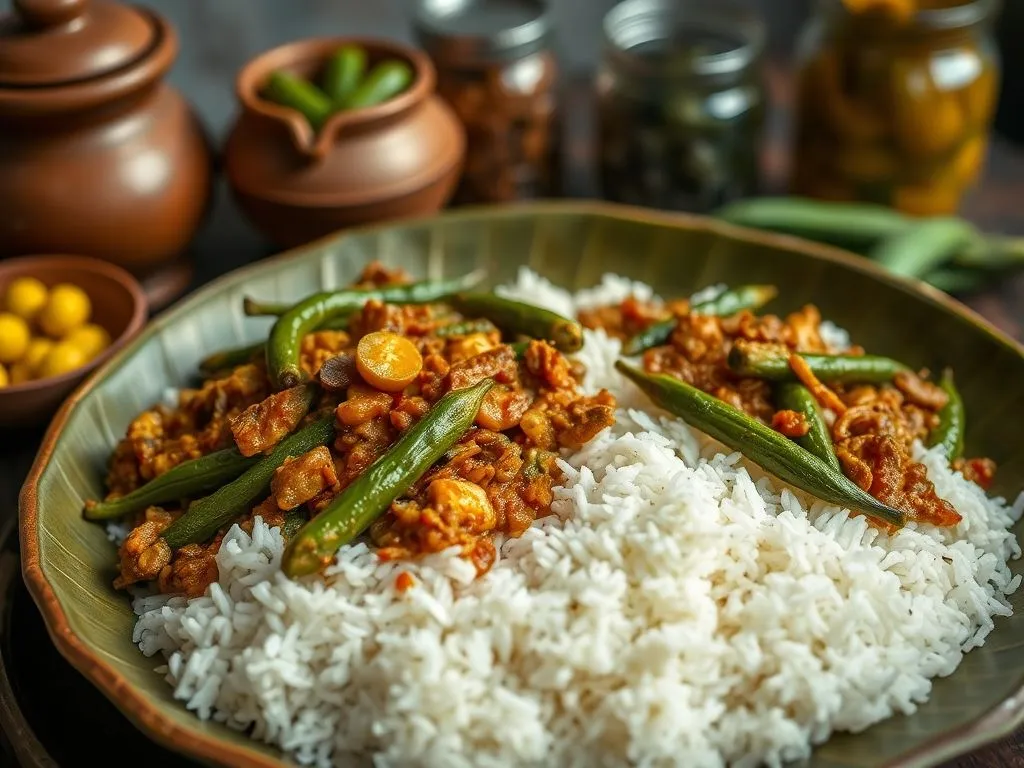 Bhindi Chawal