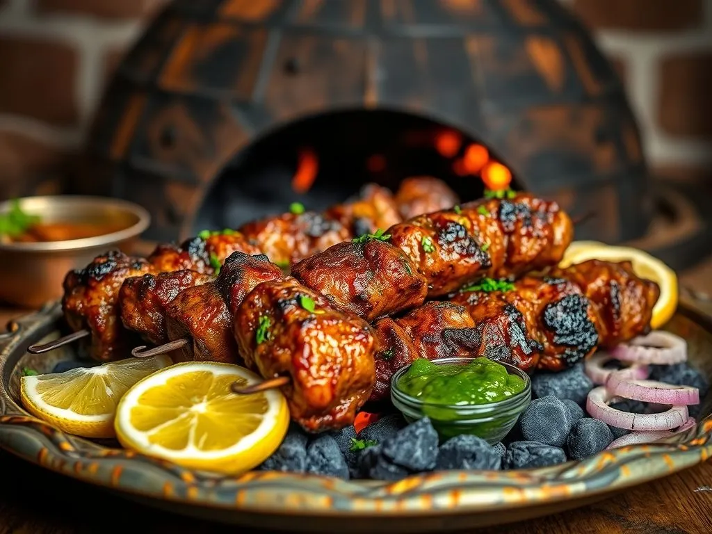 Bihari Mutton Seekh
