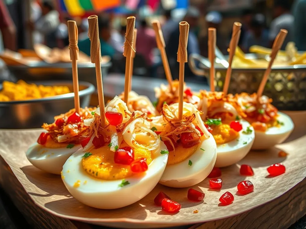 Boiled Egg Chaat
