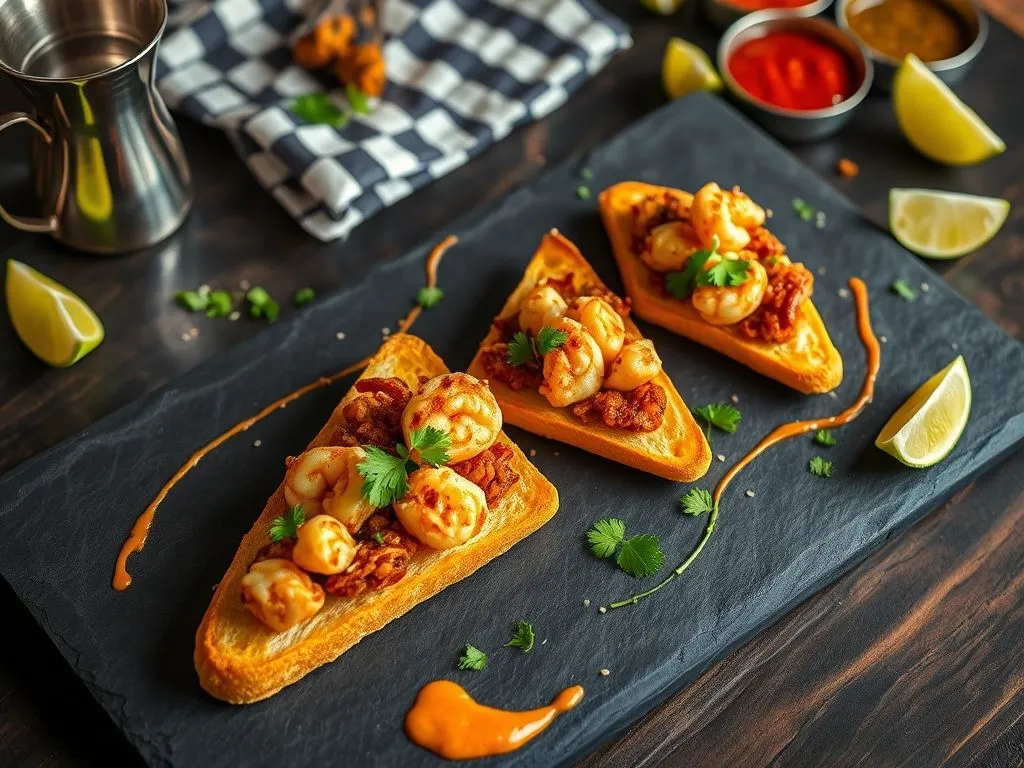 Bombay Prawn Toast