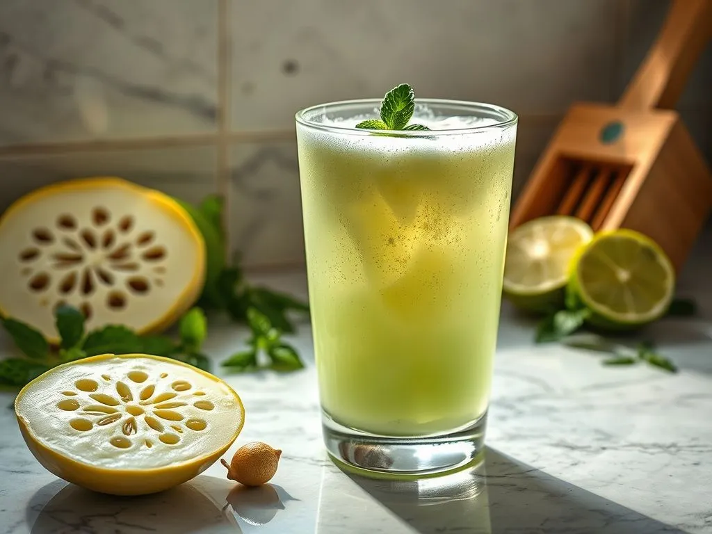 Bottle Gourd & Mint Vegetable Juice
