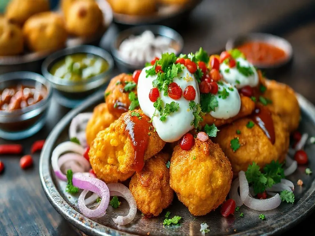 Bread Pakora Chaat