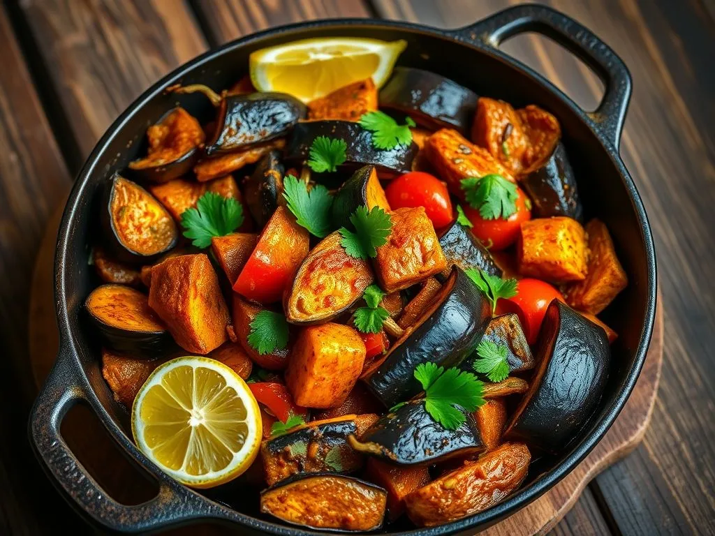 Brinjal Capsicum Vegetable