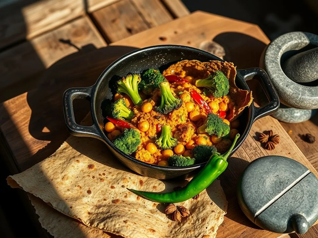 Broccoli Capsicum Junca