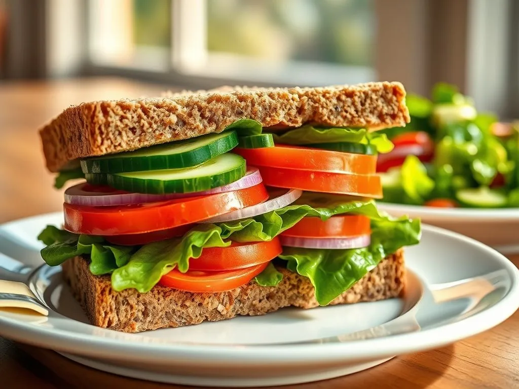 Brown Bread Sandwich