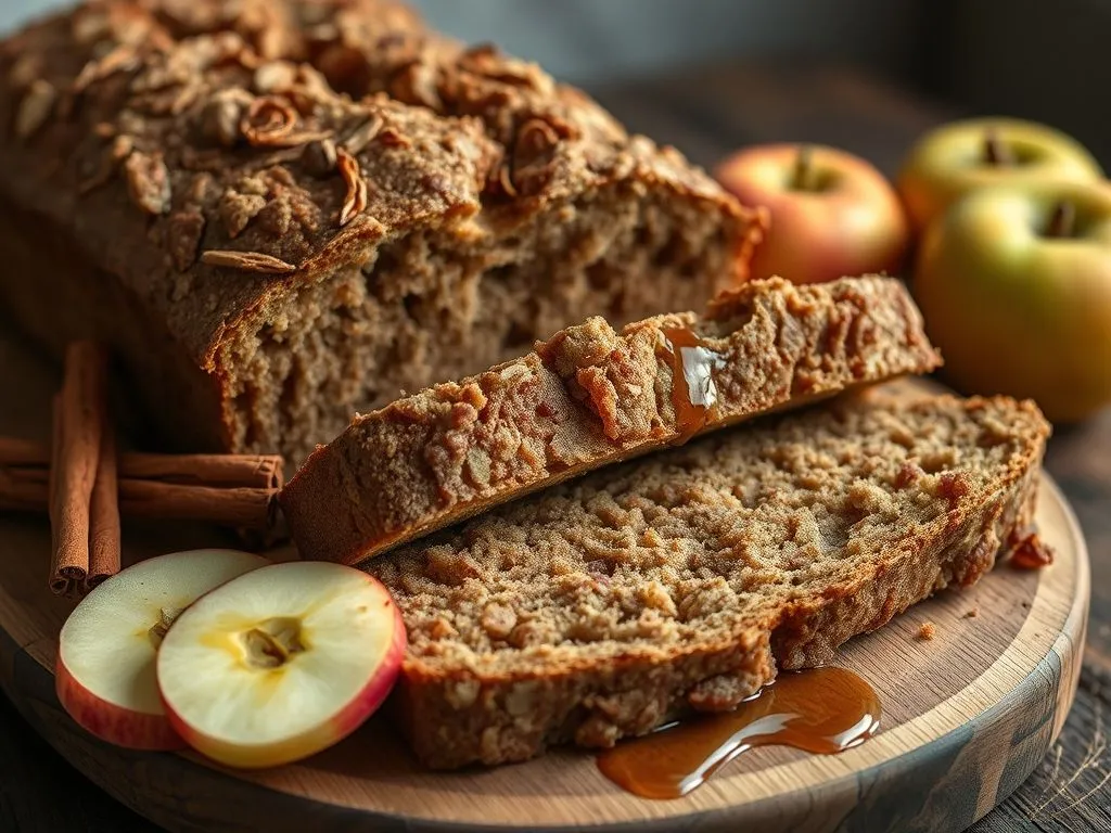 Buckwheat Apple Cinnamon Loaf Cake