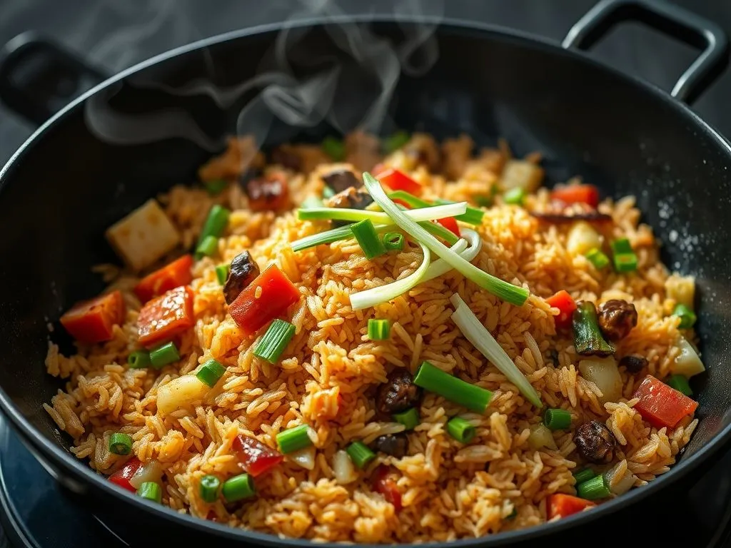Burnt Garlic Veg Fried Rice