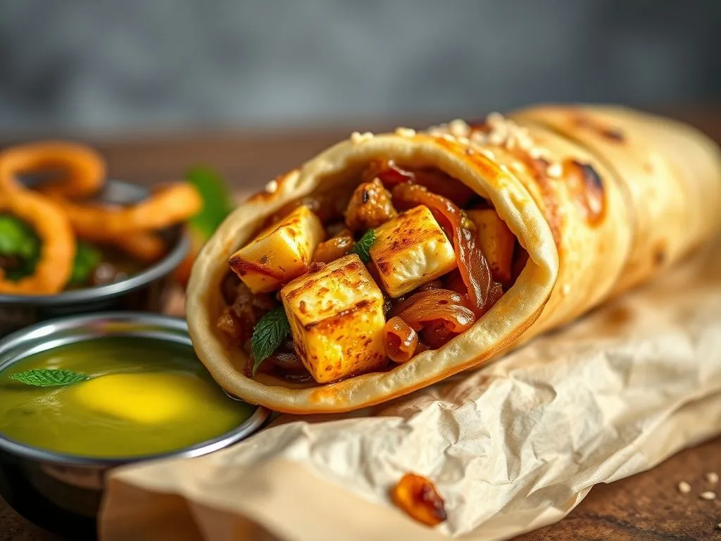 Butter Naan Roll (stuffed)