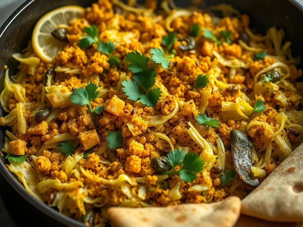 Cabbage Besan Fry