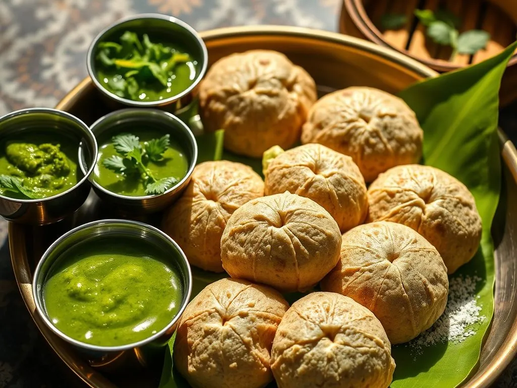 Cabbage Jowar Muthias