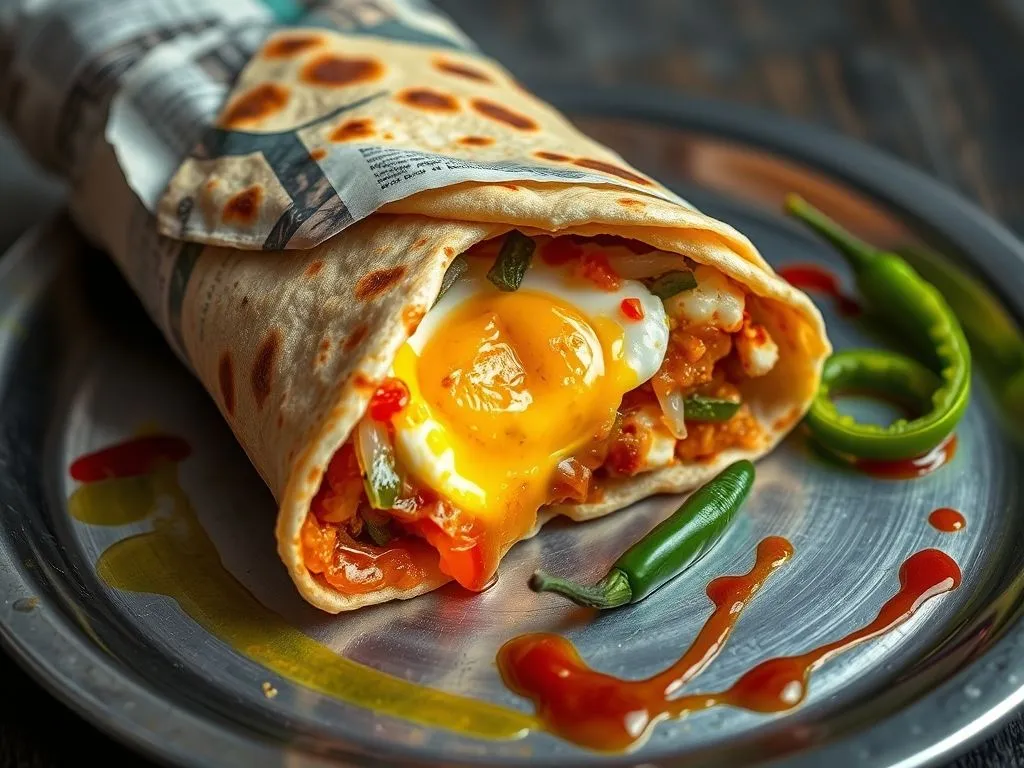 Calcutta Style Paneer Egg Frankie