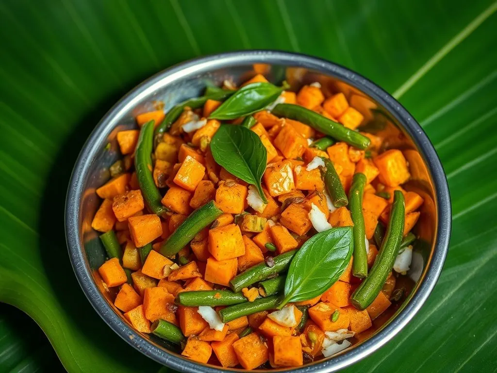 Carrot and Beans Poriyal