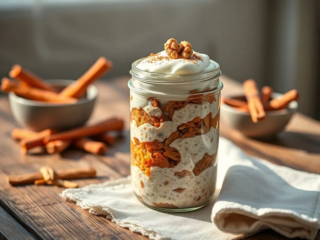 Carrot Cake Overnight Oats